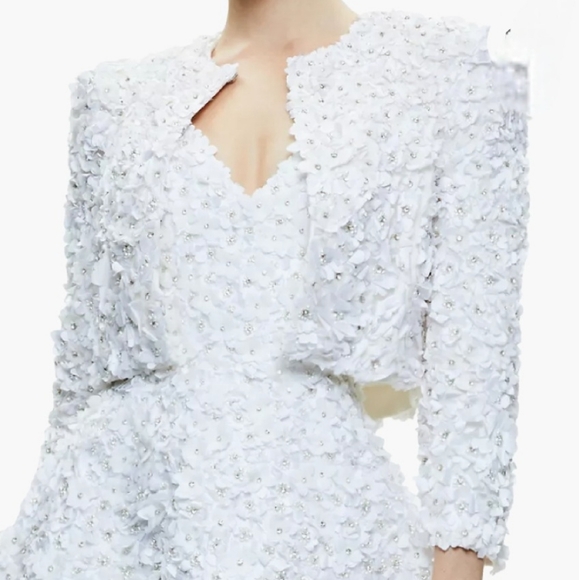 ALICE + OLIVIA Floral Applique Jacket - Picture 8 of 11